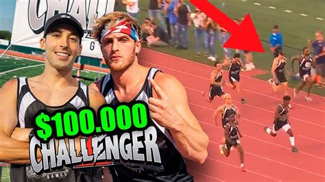 logan paul challenger games|CHALLENGER GAMES 100M FINAL .